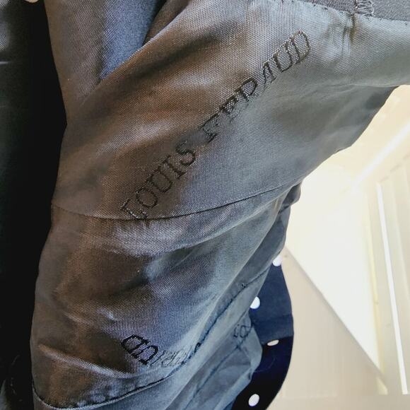 LOUIS FERAUD POLKA DOT BLACK & WHITE JACKET SIZE 8 - Picture 8 of 8